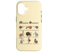 Marginalia Medieval - Caracoles Medieval - Caracoles Carcasa para iPhone 16