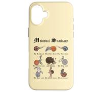 Marginalia Medieval - Caracoles Medieval - Caracoles Carcasa para iPhone 16 Plus