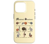 Marginalia Medieval - Caracoles Medieval - Caracoles Carcasa para iPhone 16 Pro