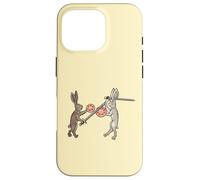 Marginalia Medieval - Duelo de Espadas de Conejo - MargiKnights Carcasa para iPhone 16 Pro