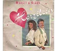 MARGIT & KLAUS - Herzilein (1990) / Vinyl single [Vinyl-Single 7'']