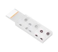 Marhynchus 10 Pcs Insertos de Carburo de Torno Redondeo de Cuchillas de Reemplazo de Cabello de Reemplazo de Carburo para Mecanizado de Piezas de Acero Inoxidable, Material de Alta Dureza, para el