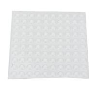 Marhynchus 100 Piezas Almohadillas de Goma Transparentes Almohadillas Adhesivas Antideslizantes Transparentes con Adhesivo Fuerte Sin Residuos para Muebles Mesa Silla Florero Marco de Fotos