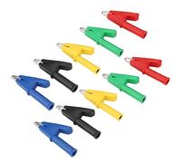 Marhynchus 10pcs P2002 20a 5 Colores 4 Mm Jack Jack Banana Crocodile Safety Clamp/Holder - Amplia Gama de Usos, Conectados por Soldadura, Larga Vida útil