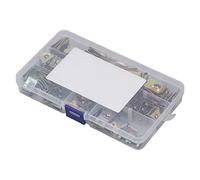 Marhynchus 110 Clips de Tuerca en U, Clips en Forma de U de Acero Inoxidable para Reparación de Automóviles, Tamaños N° 6 8 10 12, Esenciales para Piezas de Carrocería Automotrices