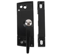 Marhynchus 2 Set Ventana Corredera Sash Lock Cam Hook Design Seguridad Mejorada Anti Pry Construcción Robusta con Aleación de Zinc Aleación de Aluminio para Ventanas Batientes (BLACK)