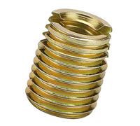 Marhynchus 20 piezas insertos de rosca 302 accesorios de hardware de inserción de rosca autorroscante de acero al carbono(Interior M4 * 0,7 Exterior M6,5 * 0,75)