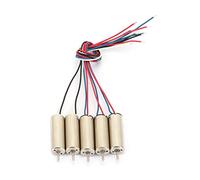 Marhynchus 24000 RPM Motor de Aeronave de Bricolaje Fuerte para Aviones Modelo, Quadcopters y Planos de Juguete, bajo Consumo de Ruido y Energía, Tiempo de Respuesta Corto (5 PC)