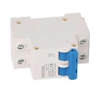 Marhynchus 2P Mini DC Cirwar Breaker 4ka Icu 6kV Uimp Uimp Fast - Un Pequeño Interruptor para Sistemas de Energía Marina Soleada, Negro (16A)