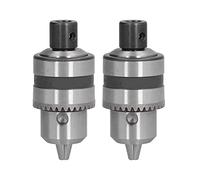 Marhynchus 3 CLAW TRIMPED CHUCK, 2 Terramientas de Convertidor de Trefucto de Taladro de 1.5-10 Mm para Torno, Chucks de Perforación de Energía, Llave de Llave de Aleación de Aluminio, Diseño de