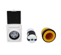 Marhynchus 30AMP RV Power Inlet Outlet Shore Kit NEMA L5-30P Conector de Bloqueo NEMA L5-30R Receptáculo con Anillo de Bloqueo y Cubierta Protectora para RV Remolque Barco Caravana