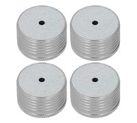 Marhynchus 4 Patas de Soporte para Marco de Cama, Elevadores de Muebles de Aleación de Aluminio con Ajuste de de 23 a 37 Mm para sofá, Mesa, Silla, Cama, Armario, Gabinete de Baño (Gray)