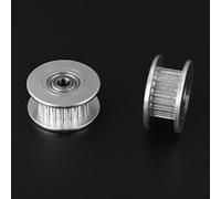 Marhynchus 5 Uds 2GT Polea de Sincronización Accesorio de Impresora 3D de Aluminio con 6mm 10mm de Ancho 3mm 5mm de Diámetro para Piezas de Repuesto de (Ancho 6mm, 20 dientes, agujero interior, 3