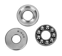Marhynchus 51200 Planos Axiales Bolas de Rodamiento de Bolas Accesorio de Hardware Industrial Alto Preciso para la Producción de Máquinas, Instalación de Equipos y Mantenimiento 5 Piezas
