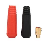 Marhynchus 5pcs 10-25 Conector de la Máquina de Soldadura Rápida Cuadrada de la Máquina de Soldadura, Enchufe del Panel de Cable de Soldadura TIG para Máquina de Soldadura Eléctrica, Color