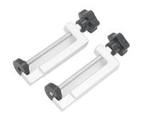 Marhynchus Abrazadera para Cerca de Carpintería Abrazadera para Cerca de Madera de Aleación de Aluminio 2 Piezas Rango de Sujeción de 1 a 86 Mm Clip de Fijación de Multifuncional para Sierra de Mesa