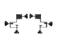 Marhynchus Abrazaderas de Instalación de Cajones de Gabinete de 2 Piezas, Herramientas de Carpintería de Acero con Topes Ajustables y Mandriles Dobles para Instalación de Gabinetes de