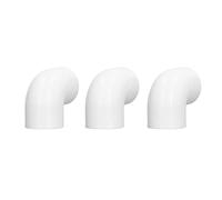 Marhynchus Accesorios de Tubería de PVC 2 Formas - Adaptador de Codo de Alta Resistencia y Liviano - Adecuado para Sistemas de Distribución de Agua 12 Piezas (25 mm)