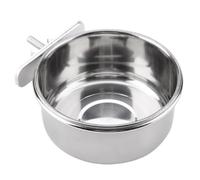 Marhynchus Accesorios para la Jaula de Tazón de Alimentación de Acero Inoxidable para Loro para Alimentación contra el Agua, Resistente a los Mordeduras, para Crianza, Material Saludable Seguro y