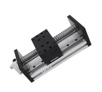 Marhynchus Actuador de Guía de Movimiento Lineal, Actuador de Riel de Movimiento de Etapa Lineal CNC de Aleación de Aluminio, de 100 Mm, Volante de Tornillo de 16 Mm, Ejes X Y Z Manuales para