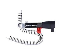 Marhynchus Adaptador Automático de Clavos, Cabezal de Clavado de Taladro Eléctrico Ajustable de Acero Inoxidable con 50 Clavos de Cadena para Mejoras y Mantenimiento del Hogar