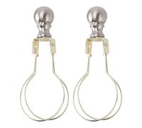 Marhynchus Adaptador de Clamp/Holder para Bombilla de Lámpara, Soporte de Pantalla de Metal Ajustable para el Hogar, Sala de Estar, Dormitorio, Varias Lámparas, Fijación Elegante y Segura (GOLD)