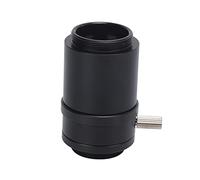 Marhynchus Adaptador de Lente de Montura C Adaptador de Cámara de Microscopio de Aleación Aumento 1X Rosca M28 Interfaz CCD de 25 Mm para Imágenes de Microscopio Estéreo Trinocular y Conexión de