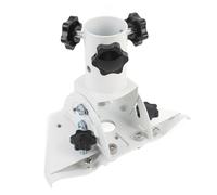 Marhynchus Adaptador de Tubo de Montaje Satelital, Soporte de Antena Ajustable de Acero Inoxidable con Rotación de 360° e Inclinación de 160° para una Recepción óptima de la Señal en el Hogar