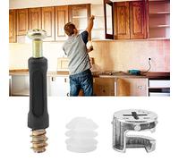 Marhynchus Ajustador de Muebles Engrosados, 25 Muebles de Conectar Tornillos, Tuercas de Bloqueo de Levas y Tornillos, Materiales de Alto grado. Asamblea Fácil y Segura para Mesas de Libros,