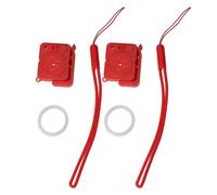 Marhynchus Alarma de Manija de Puerta Activada por Vibración con Instalación de Pasador Simple para Seguridad del Automóvil en Viajes a Casa (Rojo)