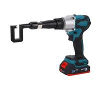 Marhynchus Alicates Eléctricos para Quilla, Batería Recargable de Iones de Litio con Ajustable y Luz para Aplicaciones de Remachado y Punzonado de Particiones