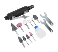 Marhynchus Amoladora Neumática, Amoladora de ángulo Recto de Aire de 1/4 de Pulgada, 25000 RPM, 90 PSI para Pulido, Corte y Pulido, con Pinzas de 1/4 y /8 de Pulgada