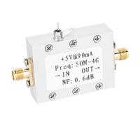 Marhynchus Amplificador de Ruido Ultrabajo 50MHz-4GHz 0.6dB NF 19dB Ganancia P1dB 23dB Ham Radio LNA con Alta Linealidad para Preamplificador de Receptor RF