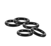 Marhynchus Anillo Tórico de PVC 50 Piezas Anillos de Sellado Tipo O Anillo de Sello de PVC Negro 18 Mm OD 2,35 Mm de Espesor para Sistemas de Riego de Juntas de Tuberías Reparación de Plomería y