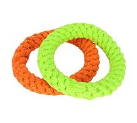 Marhynchus Anillos de Cuerda de Algodón Toy de Seguro Juguete No Tóxico de Masticación para el Comportamiento Correctivo, 2 Piezas para Perros Agresivos