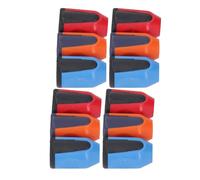 Marhynchus Anillos de Tornillo Magnéticos Portapuntas Magnéticos Hexagonales de Plástico ABS para Puntas de Destornillador, Juego de 12 Piezas con Fuerte Succión de Imán para Instalación de Bisagras