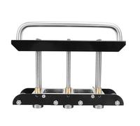 Marhynchus Bender de Rodillo de Rodillo Mejorado Bender Gender Profundidad Precisa para Tres Estaciones Rollerbending, Manija de Aleación de Aluminio para Flexión de Metal Versátil (BLACK)