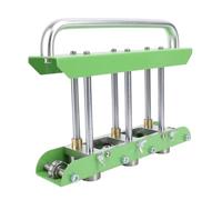 Marhynchus Bender de Rodillo de Rodillo Mejorado Bender Gender Profundidad Precisa para Tres Estaciones Rollerbending, Manija de Aleación de Aluminio para Flexión de Metal Versátil (GREEN)
