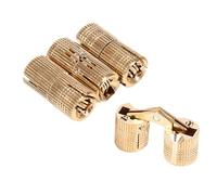 Marhynchus Bisagras de Gabinete Ocultas Bisagra de Barril de Cobre 4 Piezas Ángulo de Apertura de 180 Grados Servicio Pesado 10 Mm 12 Mm 14 16 para Caravana Encimera Gabinete Puerta Muebles Proyecto