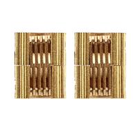 Marhynchus Bisagras Ocultas Bisagras Ocultas de Cobre Apertura de 180 Grados 2 Piezas para Puertas de Gabinetes para Puertas de Gabinetes y Cajas de Regalo Carga de 4 a 6 Kg Durante 50000 Ciclos