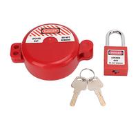 Marhynchus Bloqueo de Válvula de Etiquetado, Plástico de Ingeniería PA Resistente Al Calor con Candado de Seguridad para Tanques de Agua y Gas, Carretillas Elevadoras