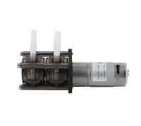 Marhynchus Bomba Peristáltica, Bomba Dosificadora de Líquidos Eléctrica con Motor con Escobillas CC, ABS de Acero Inoxidable, 300 Ml por Minuto X 2, Montaje en Panel Plano, para Transferencia de (12V)