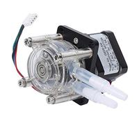Marhynchus Bomba Peristáltica Motor Paso a Paso de Acero Inoxidable Bomba Peristáltica 42 Motor a 0 a 400 Ml por Minuto 3 Rodillos Cubierta de PC Transparente para Dosificación de Transferencia de
