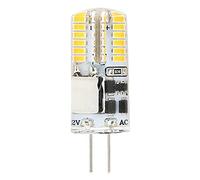 Marhynchus Bombilla Bi Pin G4 48LED 3W 300LM 12V AC DC No Regulable, Disipación Rápida de Calor de Silicona, Iluminación 360 Grados para Lámpara de Araña Lámpara de Techo de (Blanco frío 6000K-6500K)