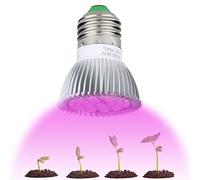 Marhynchus Bombilla LED para Cultivo de Plantas, Material de Aluminio, Alto Rendimiento y bajo Calor, Ideal para Plantas de Interior que Crecen y Florecen en Invernaderos (SILVER)
