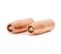 Marhynchus Boquilla MIG 169726, Piezas de Repuesto de Boquilla para Pistolas de Soldadura MIG de Cobre, Paquete de 2 Uds, Compatible con Pistolas M25 M40, Orificio de 5/8 Pulgadas
