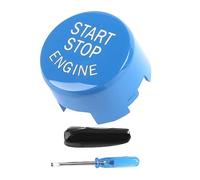 Marhynchus Botón Pulsador de Motor de Coche de Repuesto para F30 3 Series F10 F11 F12 F13 F15 F16 F20 F21 F22 F23 F25 F26 F30 F31 F32 F33 F48 G30 (BLUE)