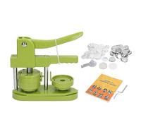 Marhynchus Botton Maker Machine 100 Sets Insignia Presione la Máquina Botón Hacer Presione el Kit con Panda Pattern Book Circular Cutter para Pins de Bricolaje Regalos (32 mm)