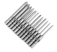 Marhynchus Broca Cruzada, 12 Piezas de Destornillador Cruzado Accesorios de Destornillador Magnético Manual de Ajuste de Perforación Eléctrica, Accesorios para Piezas de Herramientas de Alimentación