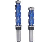 Marhynchus Broca Enrutadora de Corte Al Ras, 2 Piezas Brocas Enrutadoras en Espiral de Carburo de Acero de Tungsteno con Rodamientos Dobles, Vástago de 1/2 Pulgada Diámetro de Corte de 3/4